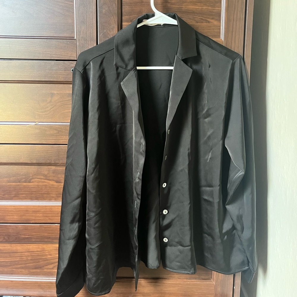 Silk Button-Up from Oak & Fort